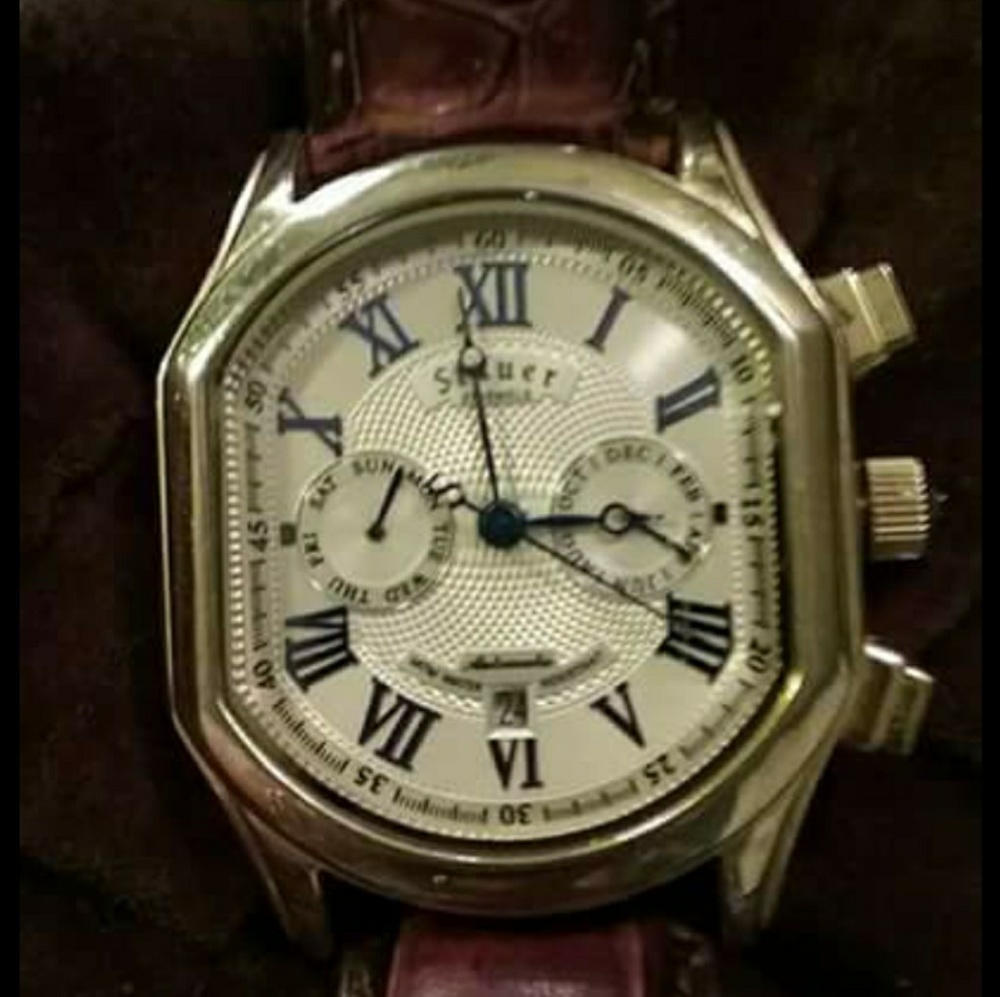 STAUER MEISTERZIET MENS TIME PIECE WATCH